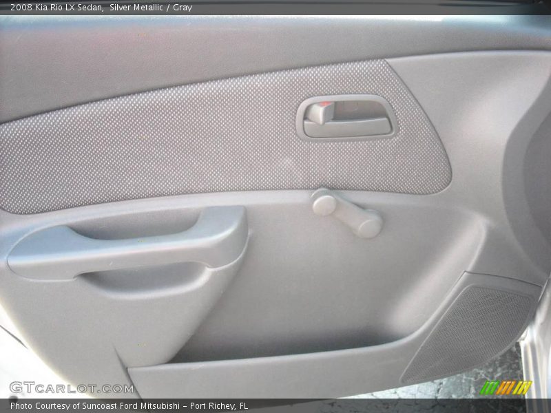 Silver Metallic / Gray 2008 Kia Rio LX Sedan