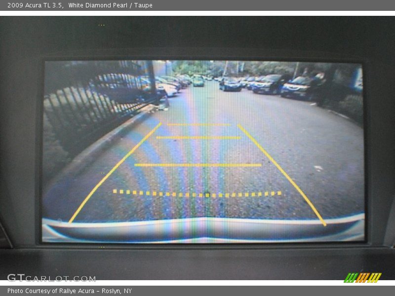 White Diamond Pearl / Taupe 2009 Acura TL 3.5