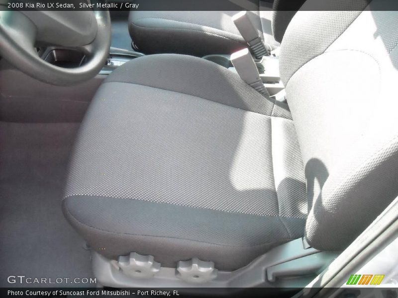 Silver Metallic / Gray 2008 Kia Rio LX Sedan
