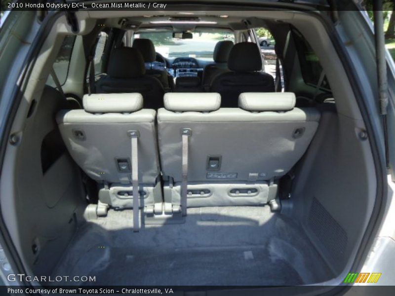 Ocean Mist Metallic / Gray 2010 Honda Odyssey EX-L