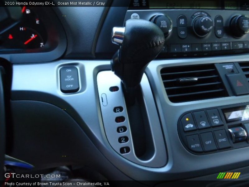 Ocean Mist Metallic / Gray 2010 Honda Odyssey EX-L