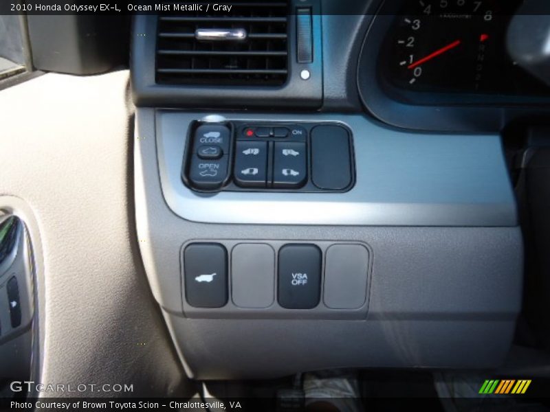 Ocean Mist Metallic / Gray 2010 Honda Odyssey EX-L