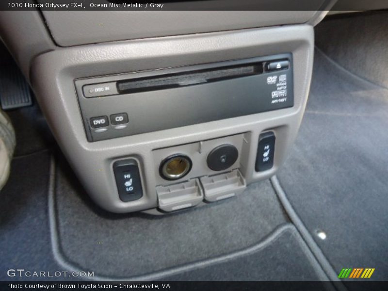 Ocean Mist Metallic / Gray 2010 Honda Odyssey EX-L