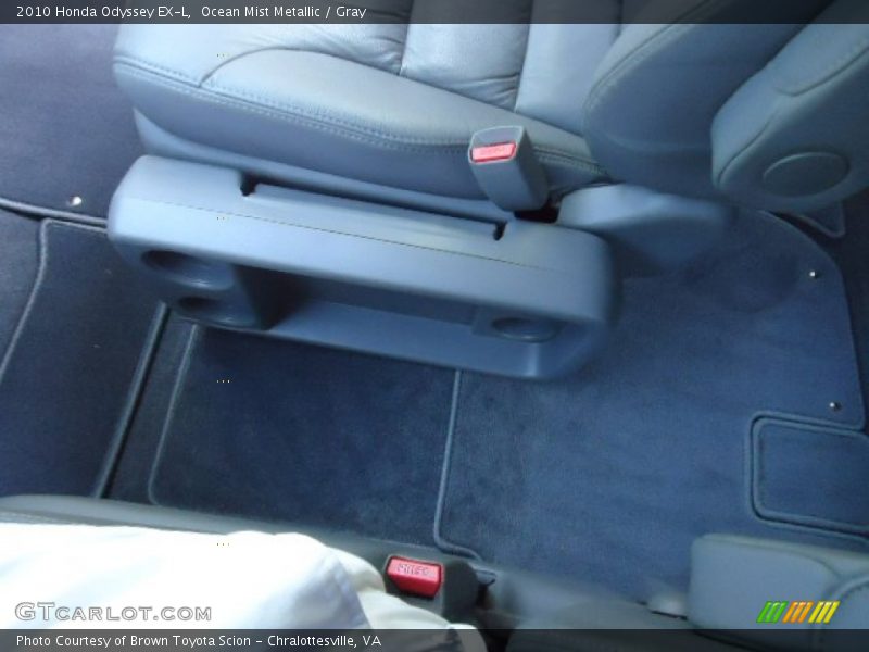 Ocean Mist Metallic / Gray 2010 Honda Odyssey EX-L
