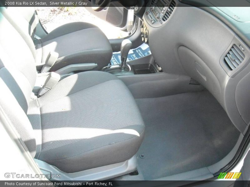 Silver Metallic / Gray 2008 Kia Rio LX Sedan