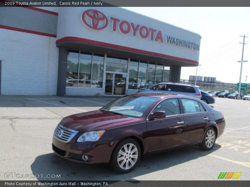 Cassis Red Pearl / Ivory 2009 Toyota Avalon Limited