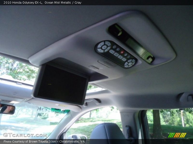 Ocean Mist Metallic / Gray 2010 Honda Odyssey EX-L