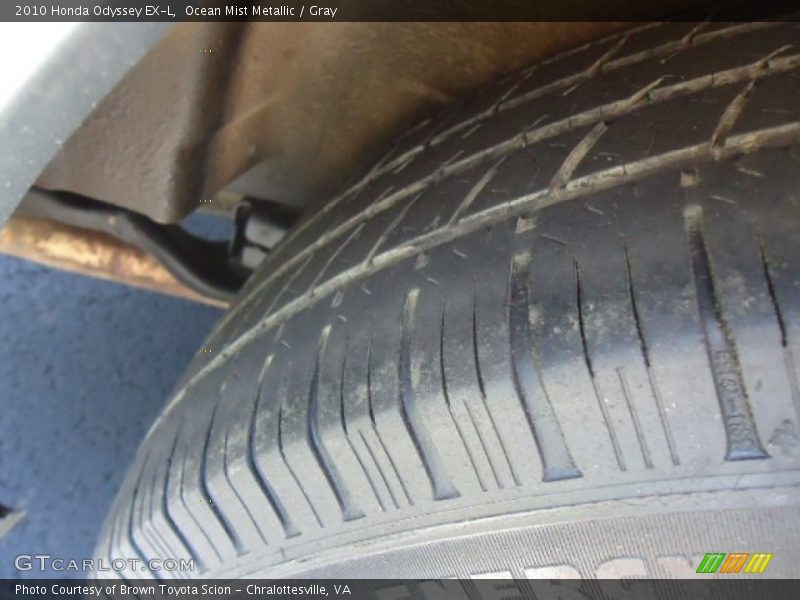 Ocean Mist Metallic / Gray 2010 Honda Odyssey EX-L