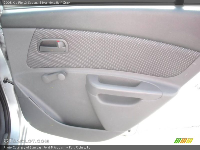 Silver Metallic / Gray 2008 Kia Rio LX Sedan