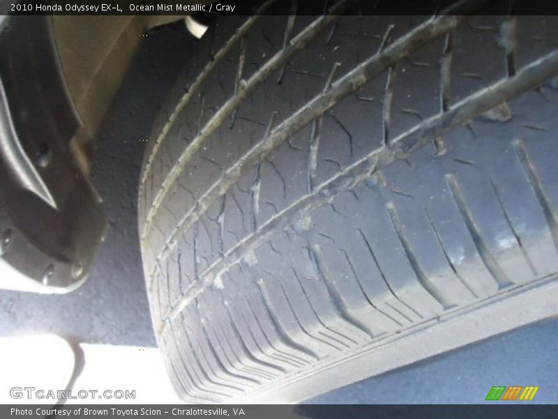 Ocean Mist Metallic / Gray 2010 Honda Odyssey EX-L