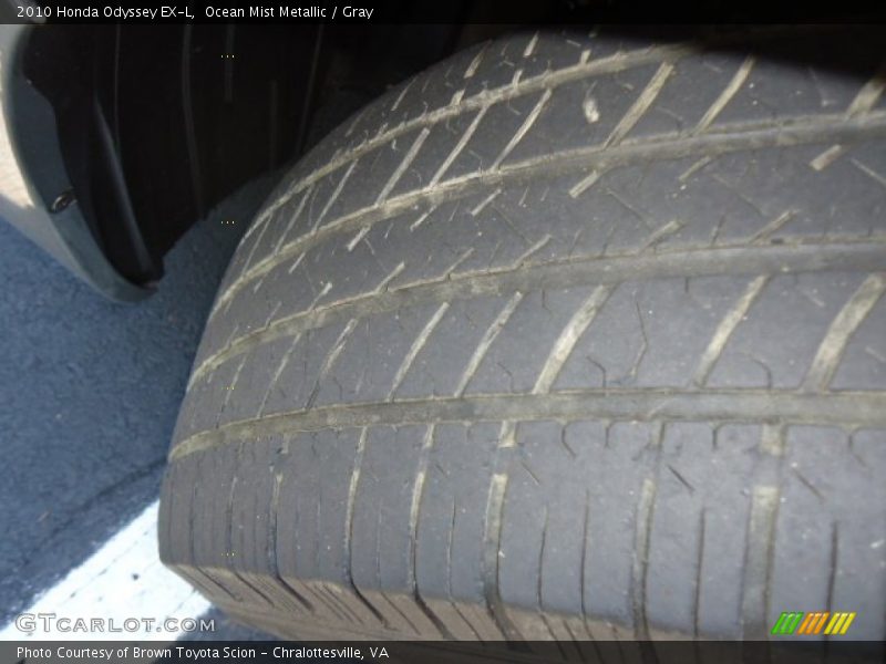 Ocean Mist Metallic / Gray 2010 Honda Odyssey EX-L