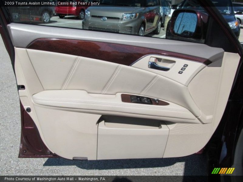 Cassis Red Pearl / Ivory 2009 Toyota Avalon Limited