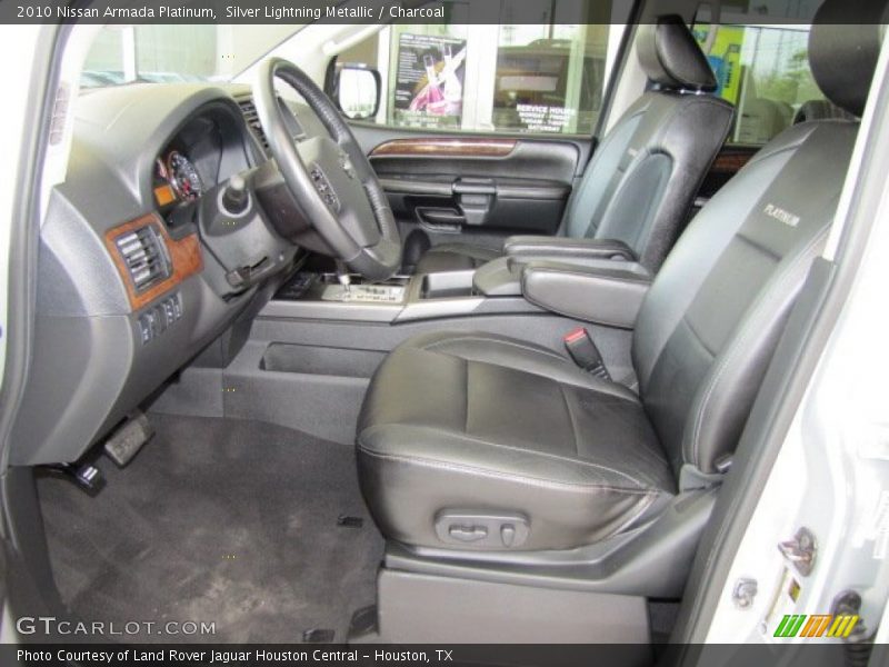 Silver Lightning Metallic / Charcoal 2010 Nissan Armada Platinum