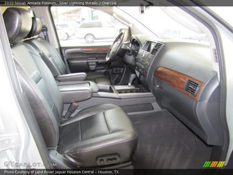 Silver Lightning Metallic / Charcoal 2010 Nissan Armada Platinum