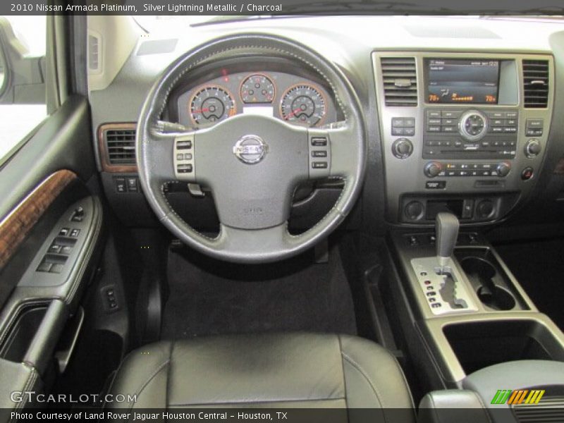 Silver Lightning Metallic / Charcoal 2010 Nissan Armada Platinum