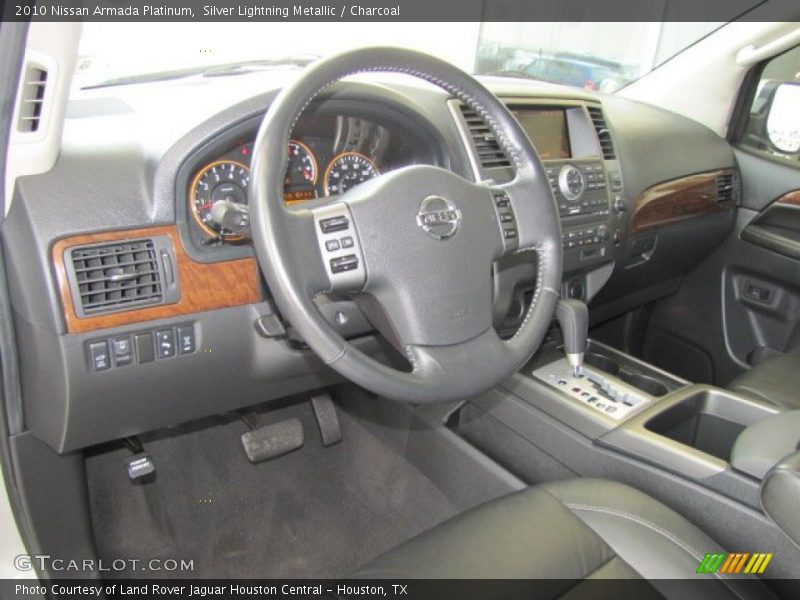 Silver Lightning Metallic / Charcoal 2010 Nissan Armada Platinum
