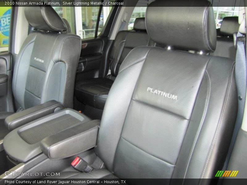 Silver Lightning Metallic / Charcoal 2010 Nissan Armada Platinum