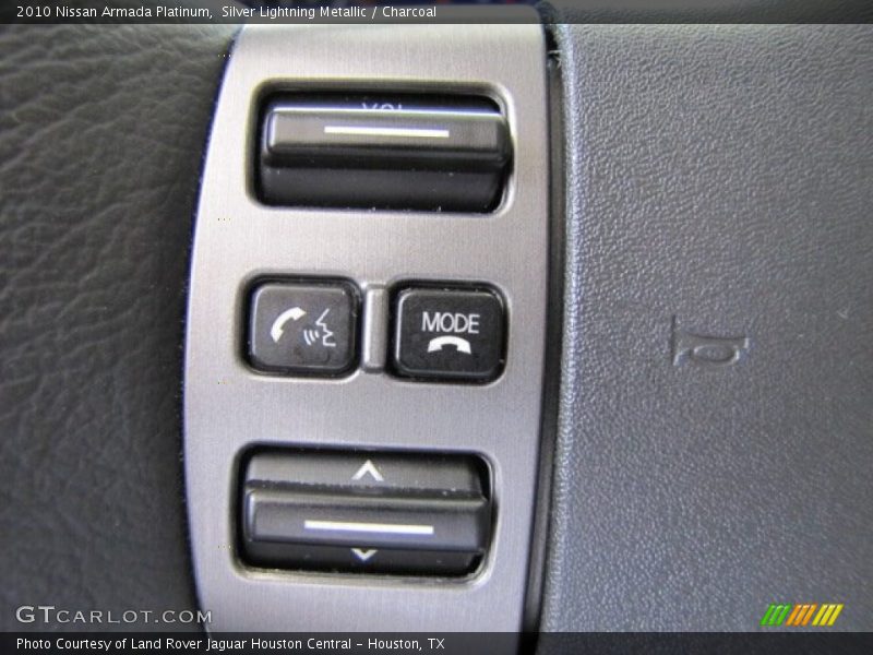 Silver Lightning Metallic / Charcoal 2010 Nissan Armada Platinum