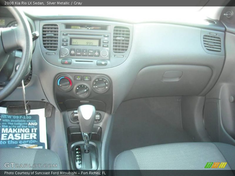 Silver Metallic / Gray 2008 Kia Rio LX Sedan