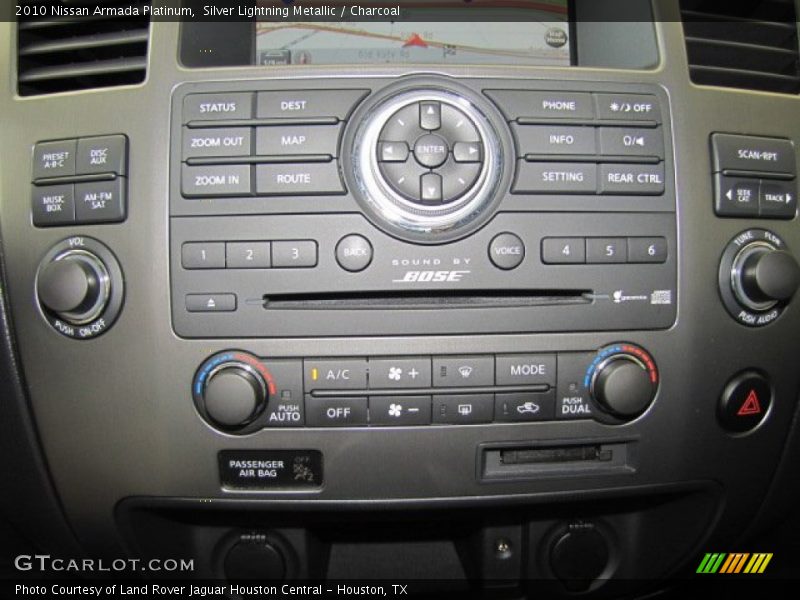 Silver Lightning Metallic / Charcoal 2010 Nissan Armada Platinum