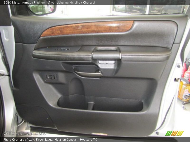 Silver Lightning Metallic / Charcoal 2010 Nissan Armada Platinum