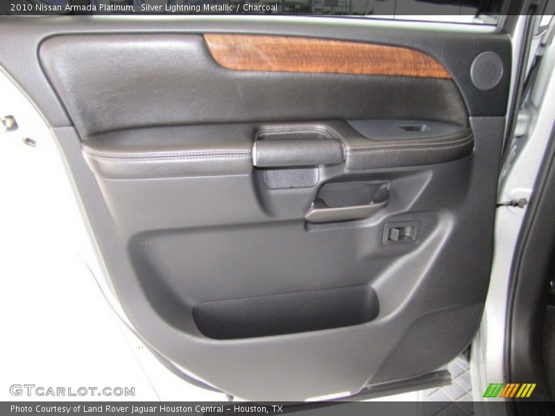 Silver Lightning Metallic / Charcoal 2010 Nissan Armada Platinum