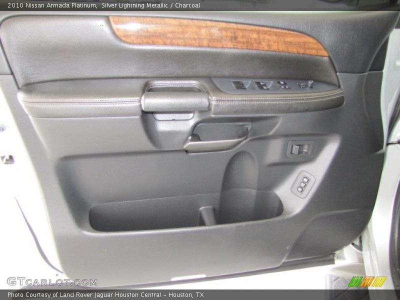 Silver Lightning Metallic / Charcoal 2010 Nissan Armada Platinum