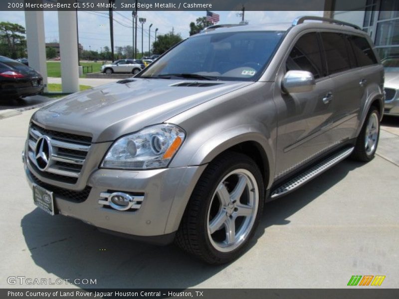 Sand Beige Metallic / Cashmere 2009 Mercedes-Benz GL 550 4Matic