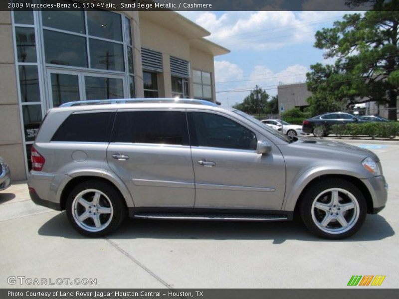 Sand Beige Metallic / Cashmere 2009 Mercedes-Benz GL 550 4Matic