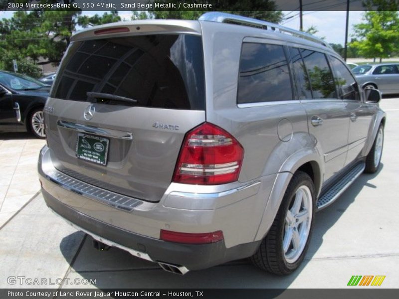 Sand Beige Metallic / Cashmere 2009 Mercedes-Benz GL 550 4Matic