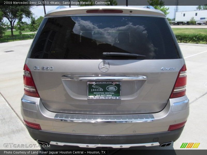 Sand Beige Metallic / Cashmere 2009 Mercedes-Benz GL 550 4Matic