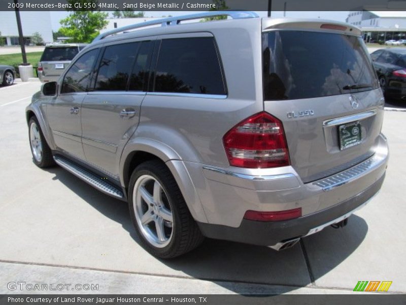 Sand Beige Metallic / Cashmere 2009 Mercedes-Benz GL 550 4Matic