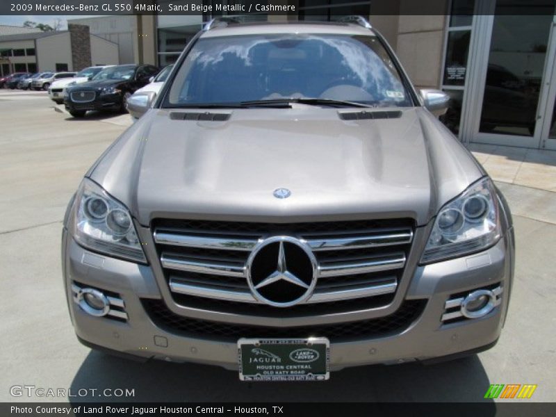 Sand Beige Metallic / Cashmere 2009 Mercedes-Benz GL 550 4Matic