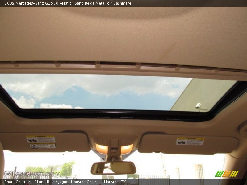 Sand Beige Metallic / Cashmere 2009 Mercedes-Benz GL 550 4Matic