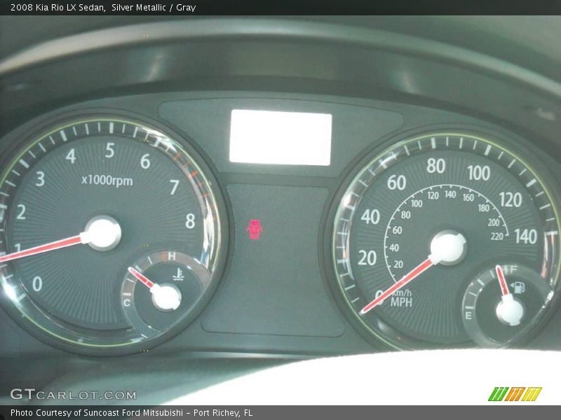 Silver Metallic / Gray 2008 Kia Rio LX Sedan