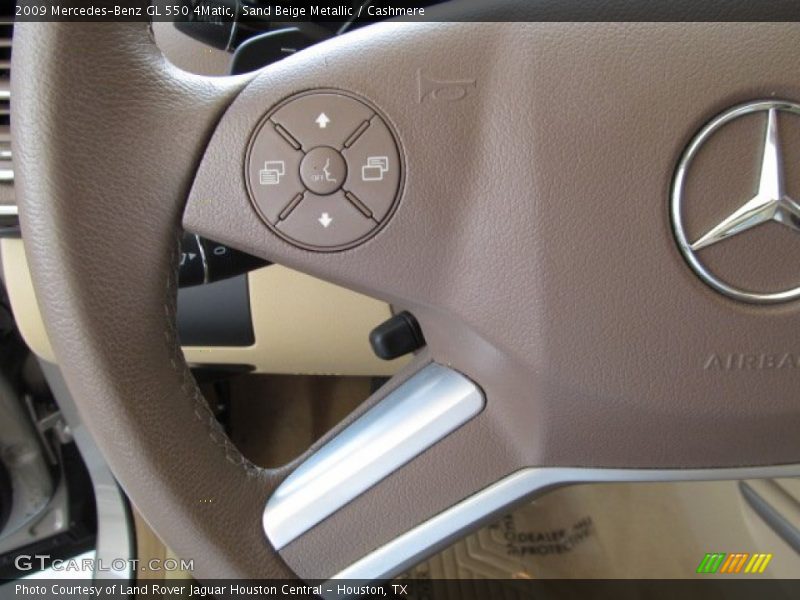 Sand Beige Metallic / Cashmere 2009 Mercedes-Benz GL 550 4Matic