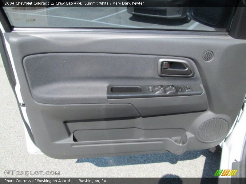 Summit White / Very Dark Pewter 2004 Chevrolet Colorado LS Crew Cab 4x4