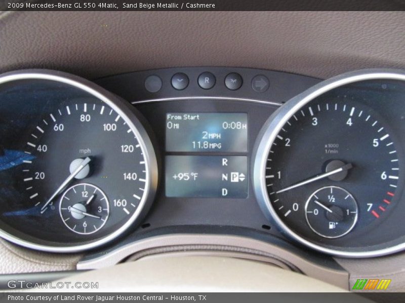 Sand Beige Metallic / Cashmere 2009 Mercedes-Benz GL 550 4Matic