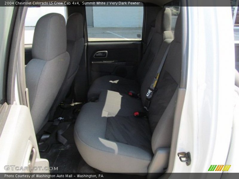Summit White / Very Dark Pewter 2004 Chevrolet Colorado LS Crew Cab 4x4