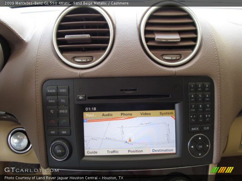 Sand Beige Metallic / Cashmere 2009 Mercedes-Benz GL 550 4Matic