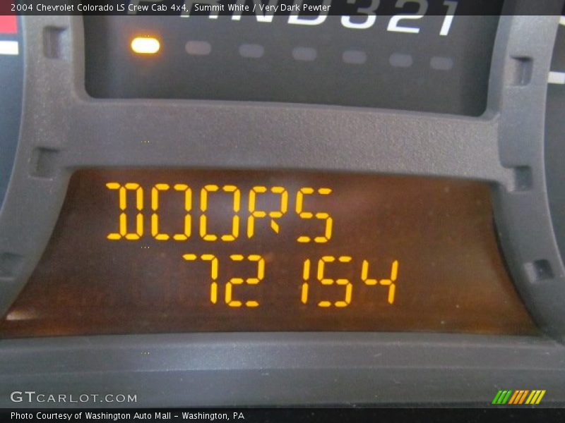 Summit White / Very Dark Pewter 2004 Chevrolet Colorado LS Crew Cab 4x4