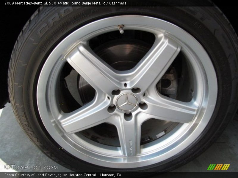 Sand Beige Metallic / Cashmere 2009 Mercedes-Benz GL 550 4Matic