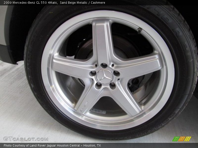 Sand Beige Metallic / Cashmere 2009 Mercedes-Benz GL 550 4Matic