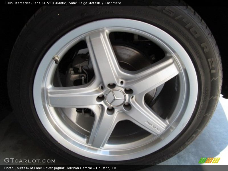 Sand Beige Metallic / Cashmere 2009 Mercedes-Benz GL 550 4Matic