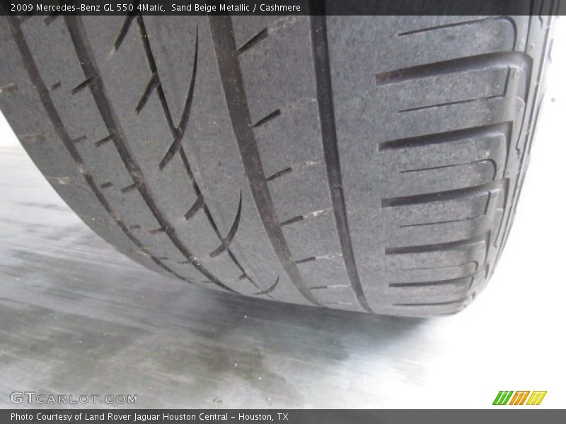 Sand Beige Metallic / Cashmere 2009 Mercedes-Benz GL 550 4Matic