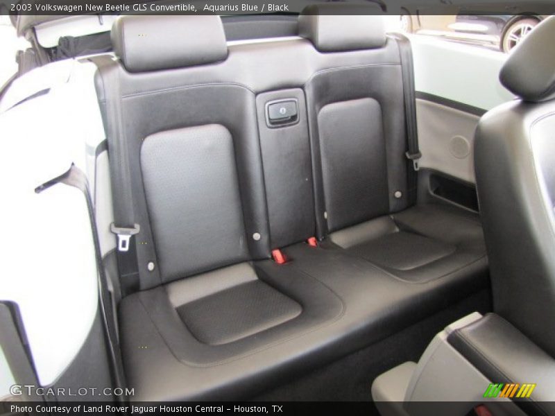 Aquarius Blue / Black 2003 Volkswagen New Beetle GLS Convertible