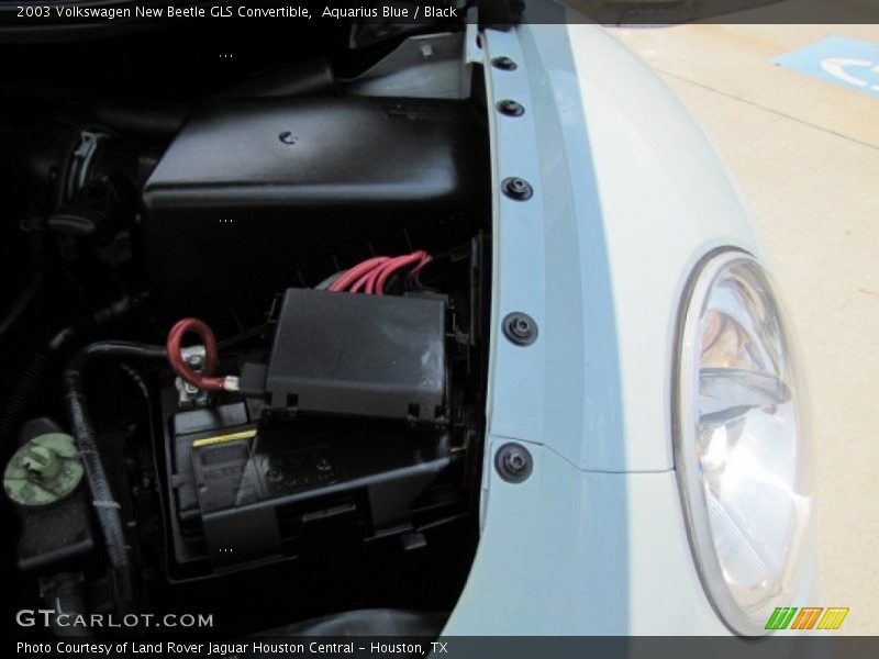 Aquarius Blue / Black 2003 Volkswagen New Beetle GLS Convertible