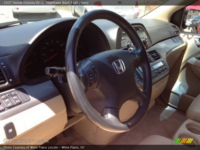Nighthawk Black Pearl / Ivory 2007 Honda Odyssey EX-L