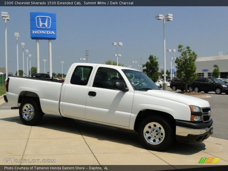 Summit White / Dark Charcoal 2006 Chevrolet Silverado 1500 Extended Cab