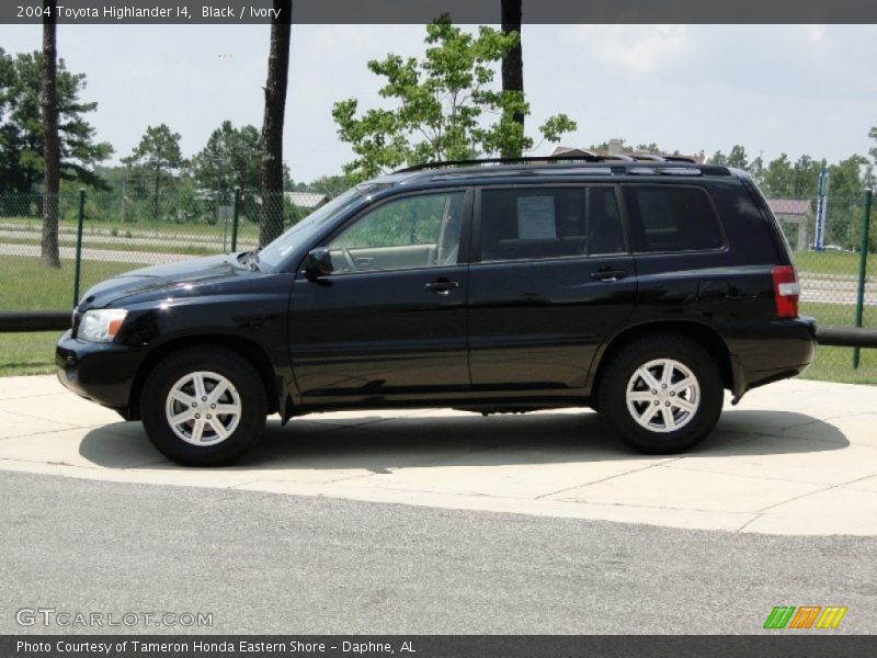 Black / Ivory 2004 Toyota Highlander I4